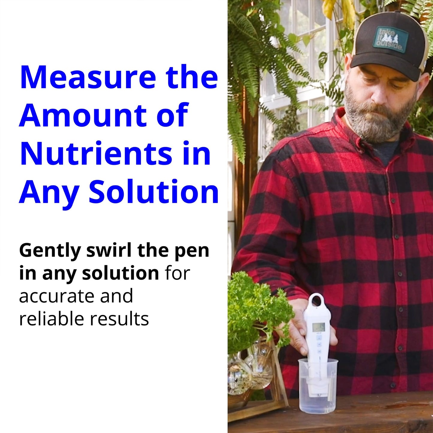 Bluelab PENCON Conductivity Pen and Digital TDS Meter, Water Tester for Temperature and Nutrient (CF, EC, PPM 500, PPM 700), TDS Testing Kit for Hydroponic System and Indoor Plant Grow