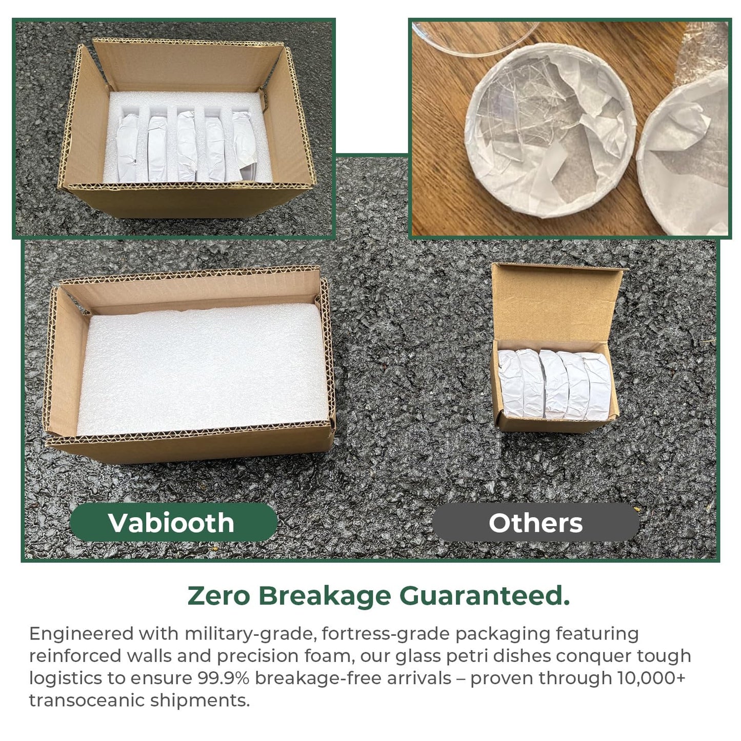 90mm 5 Pcs Thick Glass Petri Dish with Lid, 90mm Dia x 18mm Deep High Borosilicate Glass Petri Dishes Bacterial Culture Dishes for Lab Science Experiment