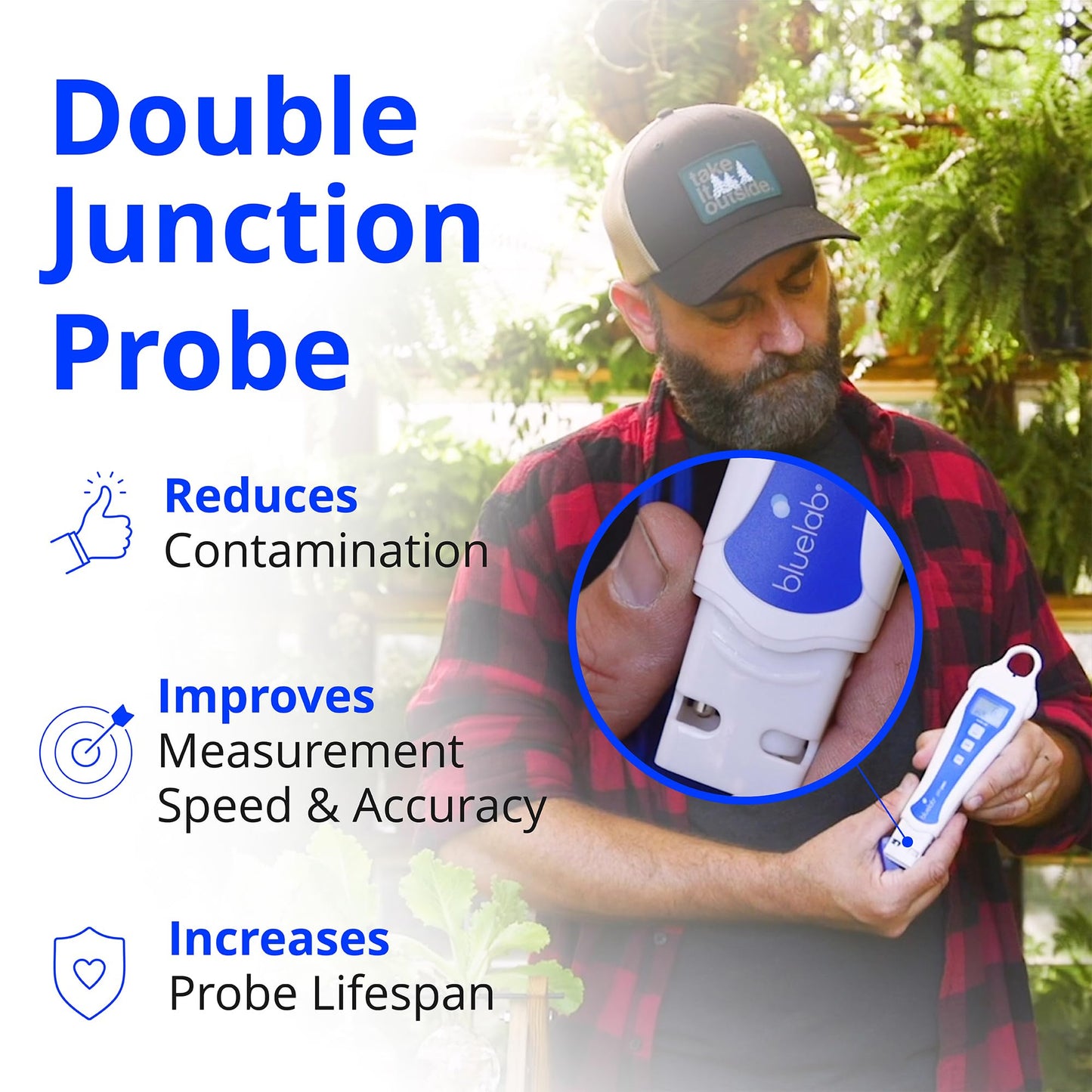 bluelab pH Pen - ± 0.1 pH Accurate, Durable Double Junction Probe, Waterproof & Floats, Auto Temperature Compensation, Easy Calibration - Made in NZ