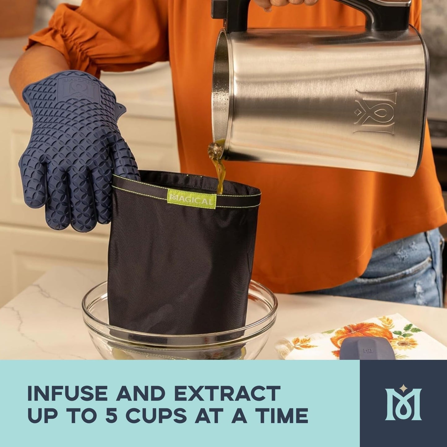 Magical Butter MB2E Machine – Easy Automated Infuser for Oils, Butters, Tinctures & More – Hands-Free Kitchen Botanical Extractor