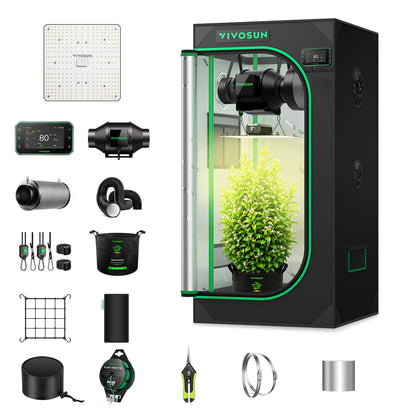 VIVOSUN Smart Grow Tent Kits, Multiple Sizes