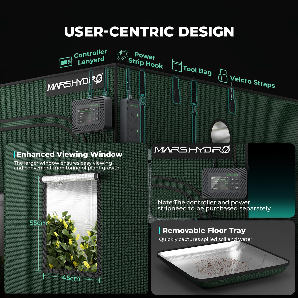 MARS HYDRO Grow Tents, Multiple Sizes