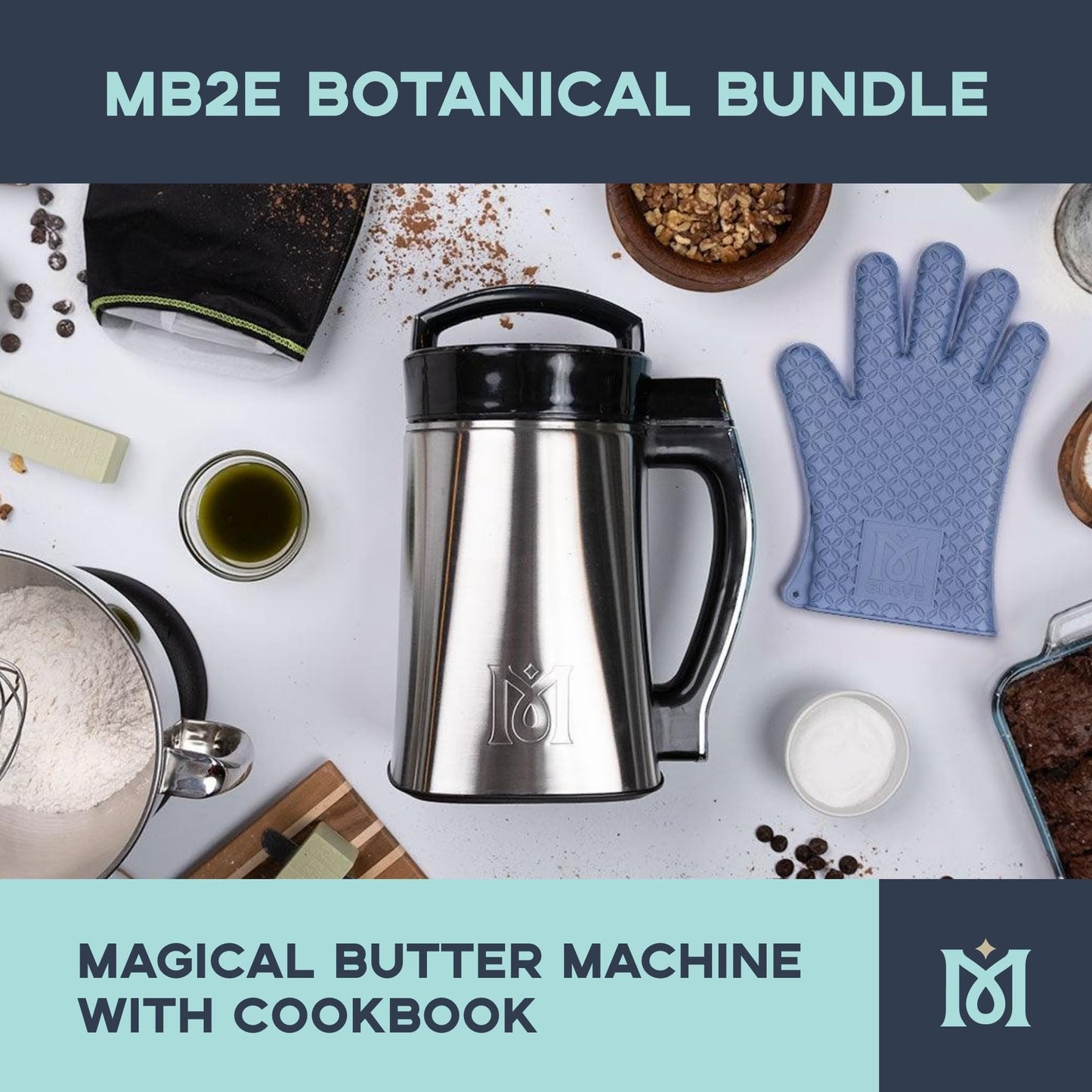 Magical Butter MB2E Machine – Easy Automated Infuser for Oils, Butters, Tinctures & More – Hands-Free Kitchen Botanical Extractor