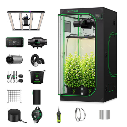 VIVOSUN Smart Grow Tent Kits, Multiple Sizes