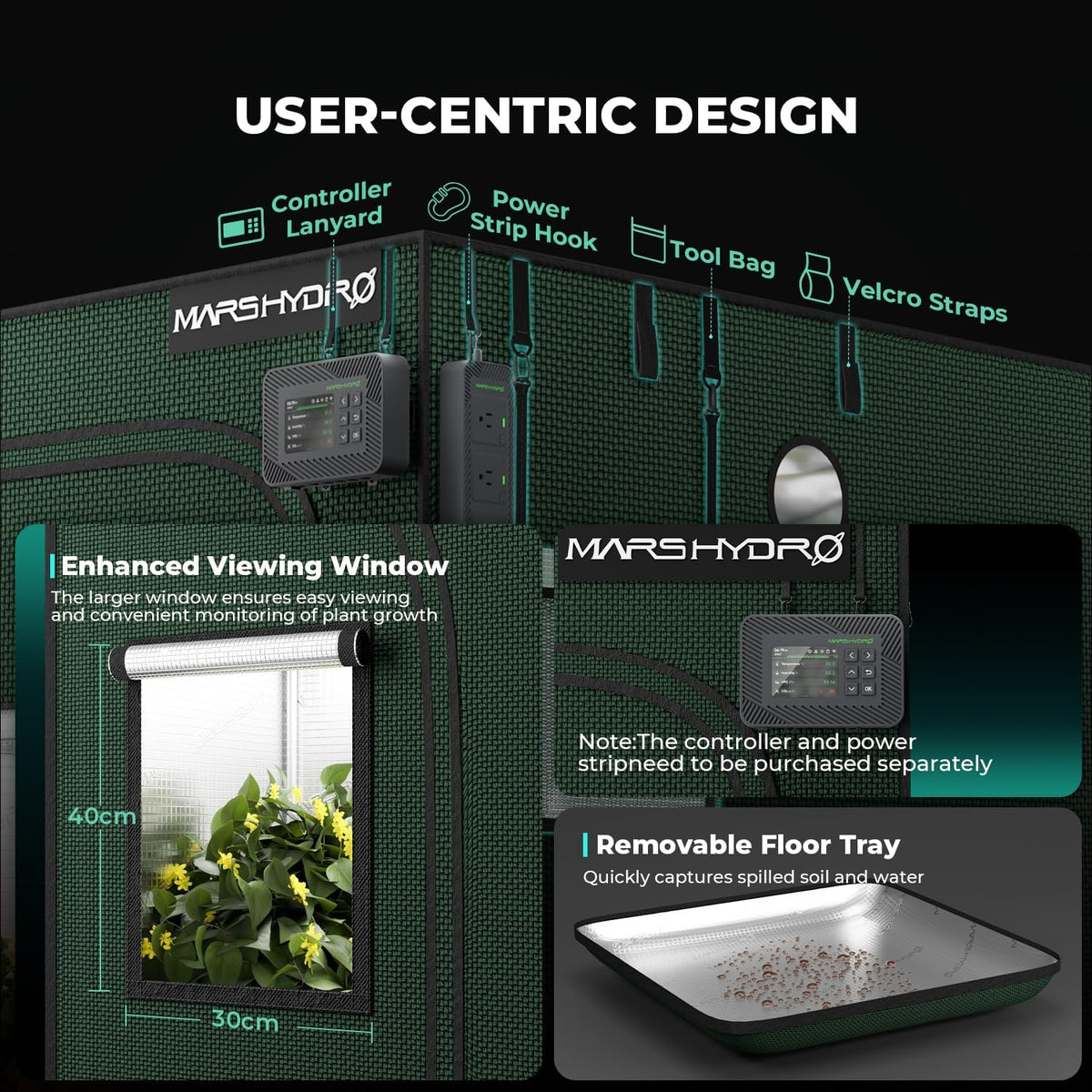 MARS HYDRO Smart Grow Tent Kits, Multiple Sizes