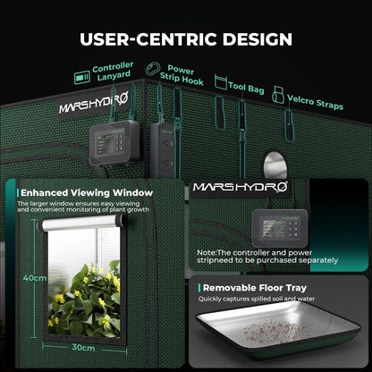 MARS HYDRO Smart Grow Tent Kits, Multiple Sizes