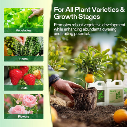 VIVOSUN Base A and B Liquid Nutrients, Size and Pack Options