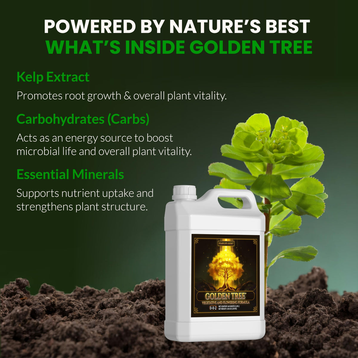 Humboldts Secret Golden Tree Plant Food