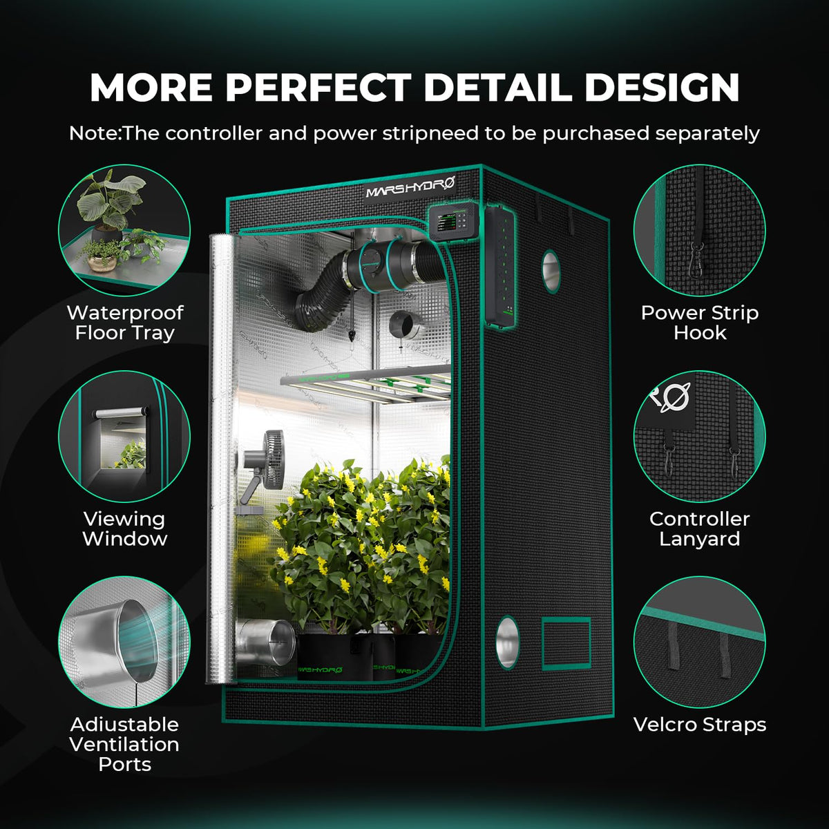 MARS HYDRO Grow Tents, Multiple Sizes