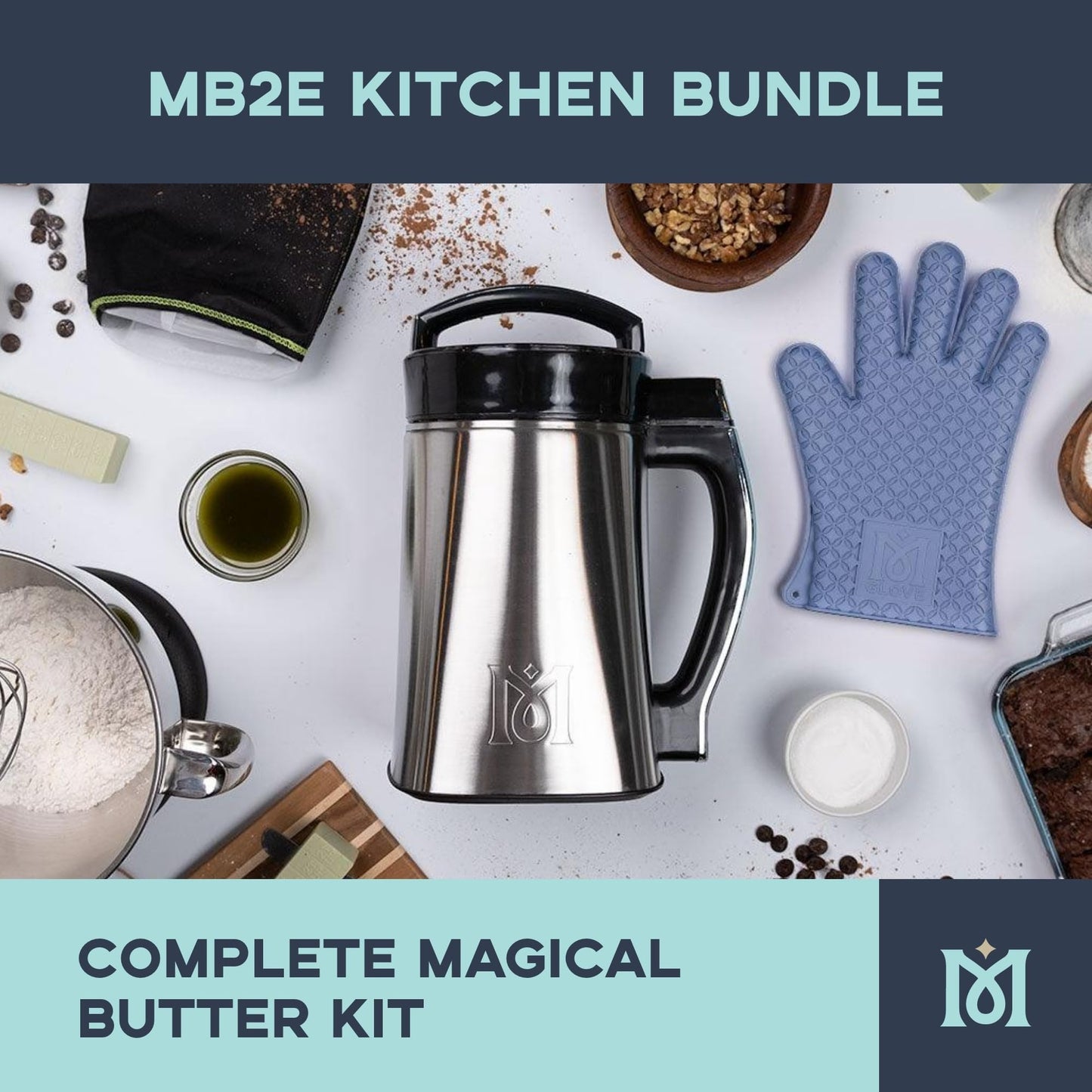 Magical Butter MB2E Machine – Easy Automated Infuser for Oils, Butters, Tinctures & More – Hands-Free Kitchen Botanical Extractor