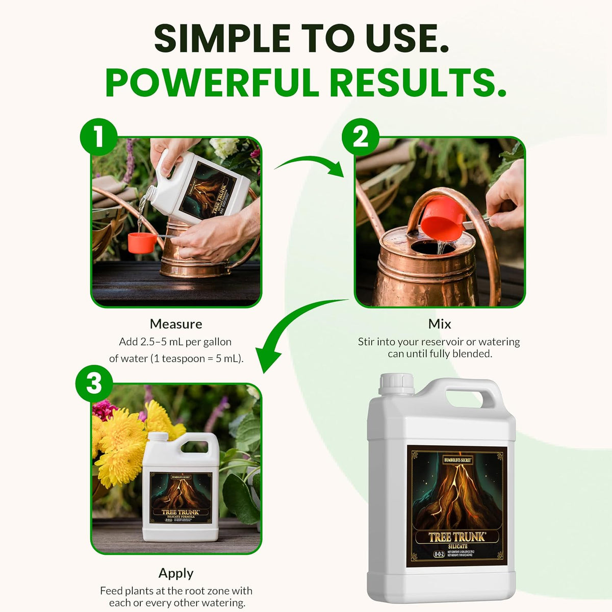 Humboldts Secret Tree Trunk Potassium Silicate Supplement