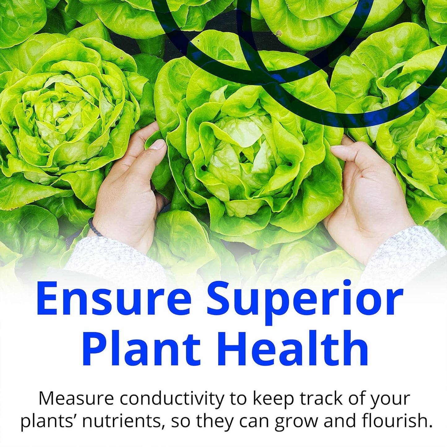 Bluelab Truncheon Nutrient Meter, Digital Conductivity Tester in Water (EC, 500, ppm 700, CF, TDS) Tool for Hydroponic System and Indoor Plant Grow