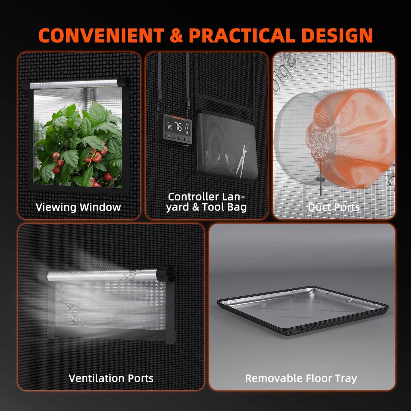 Spider Farmer Grow Tent Kit Complete 3x3x6ft G3000 Bar Style LED Grow Light Full Spectrum Ventilation System 36"x36"x70" Indoor Grow 1680D Canvas Tent 4" Inline Fan Carbon Filter & 6'' Clip Fan