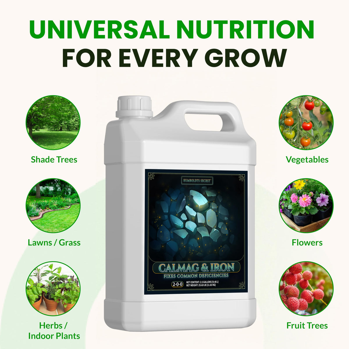 Humboldts Secret CalMag and Iron Plant Supplement