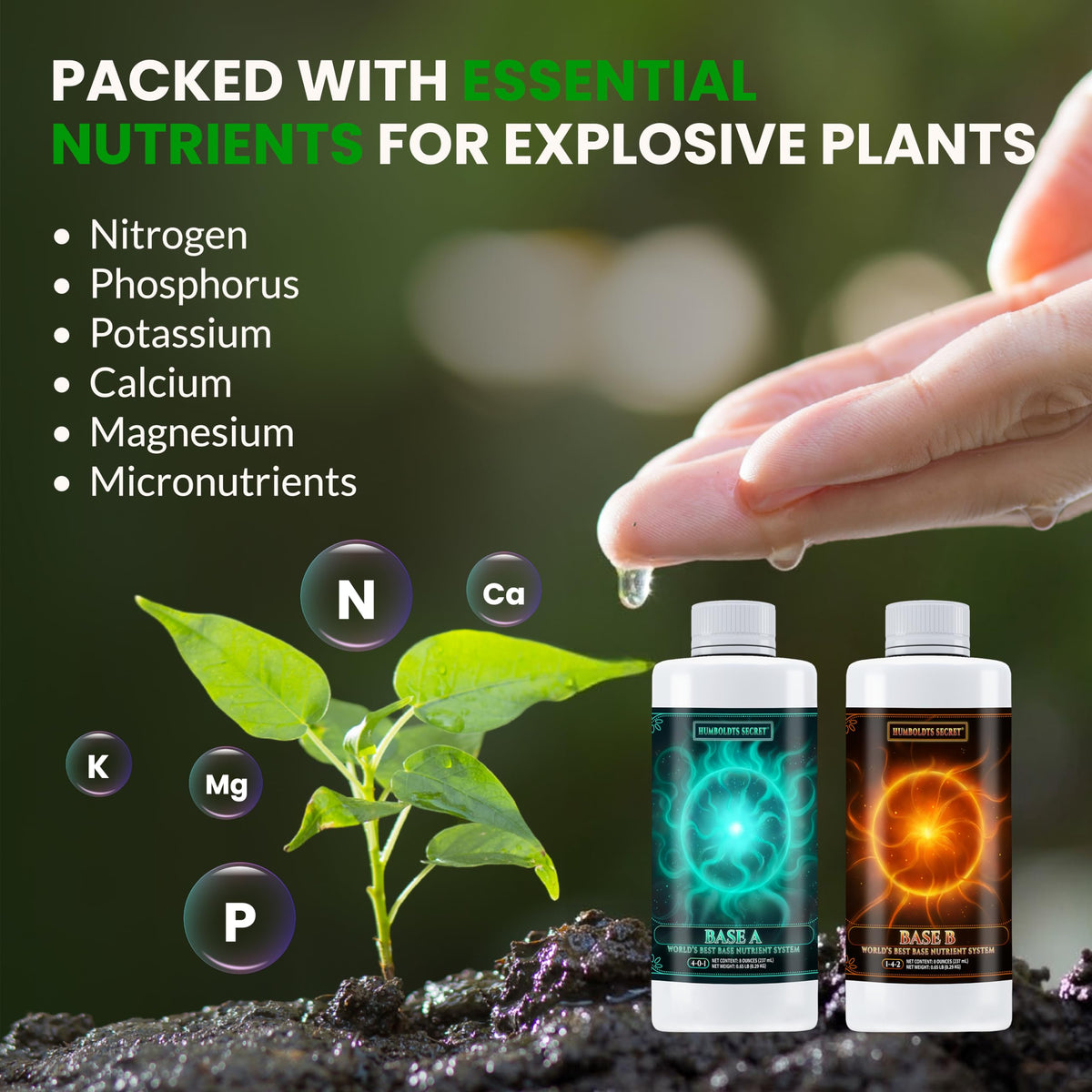 Humboldts Secret Base A and B Liquid Fertilizer