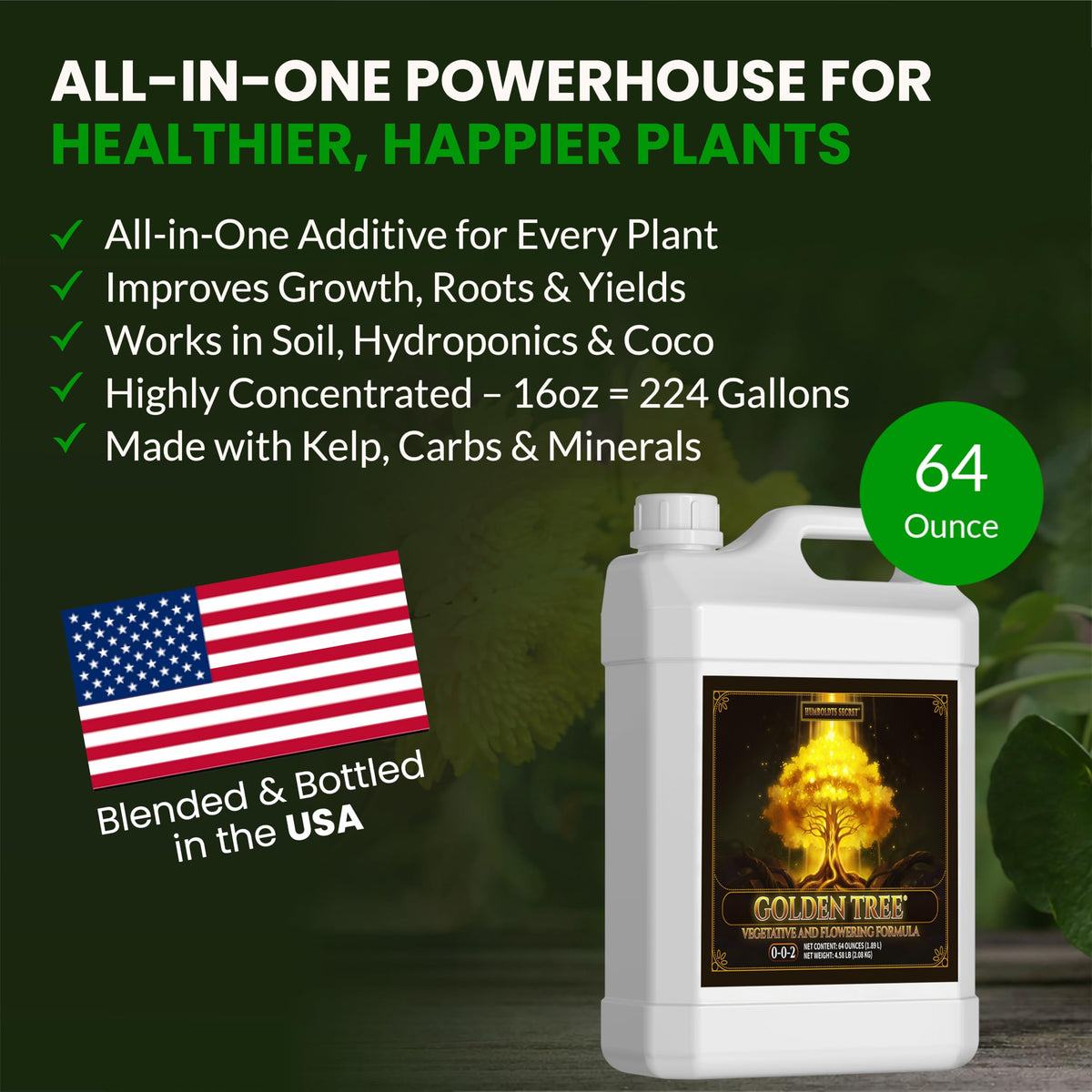 Humboldts Secret Golden Tree Plant Food