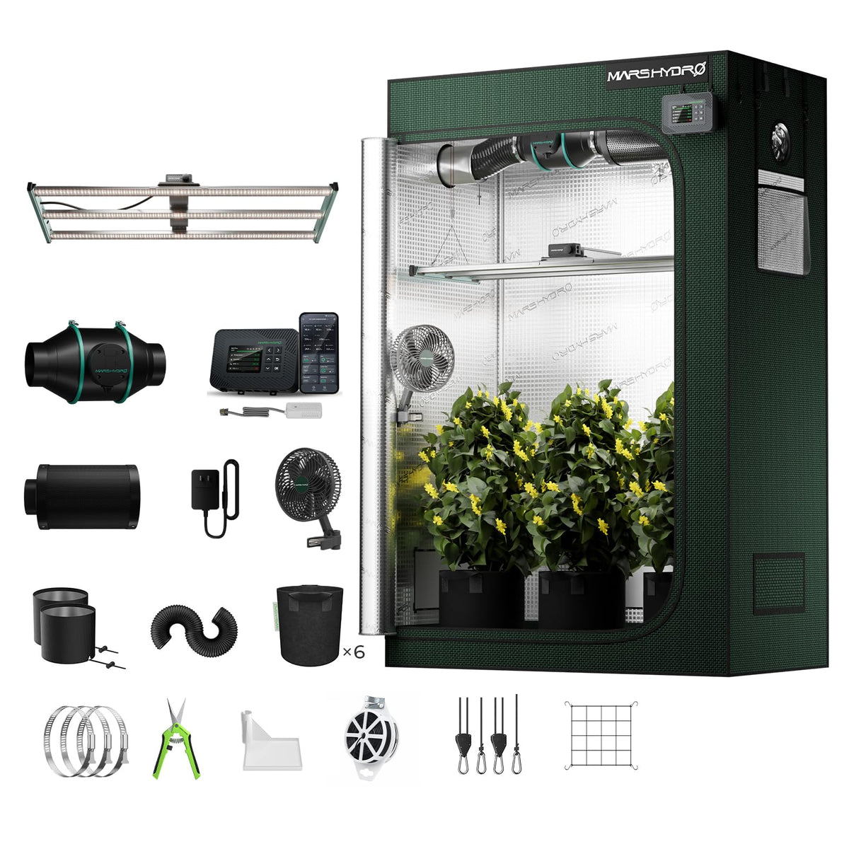 MARS HYDRO Smart Grow Tent Kits, Multiple Sizes