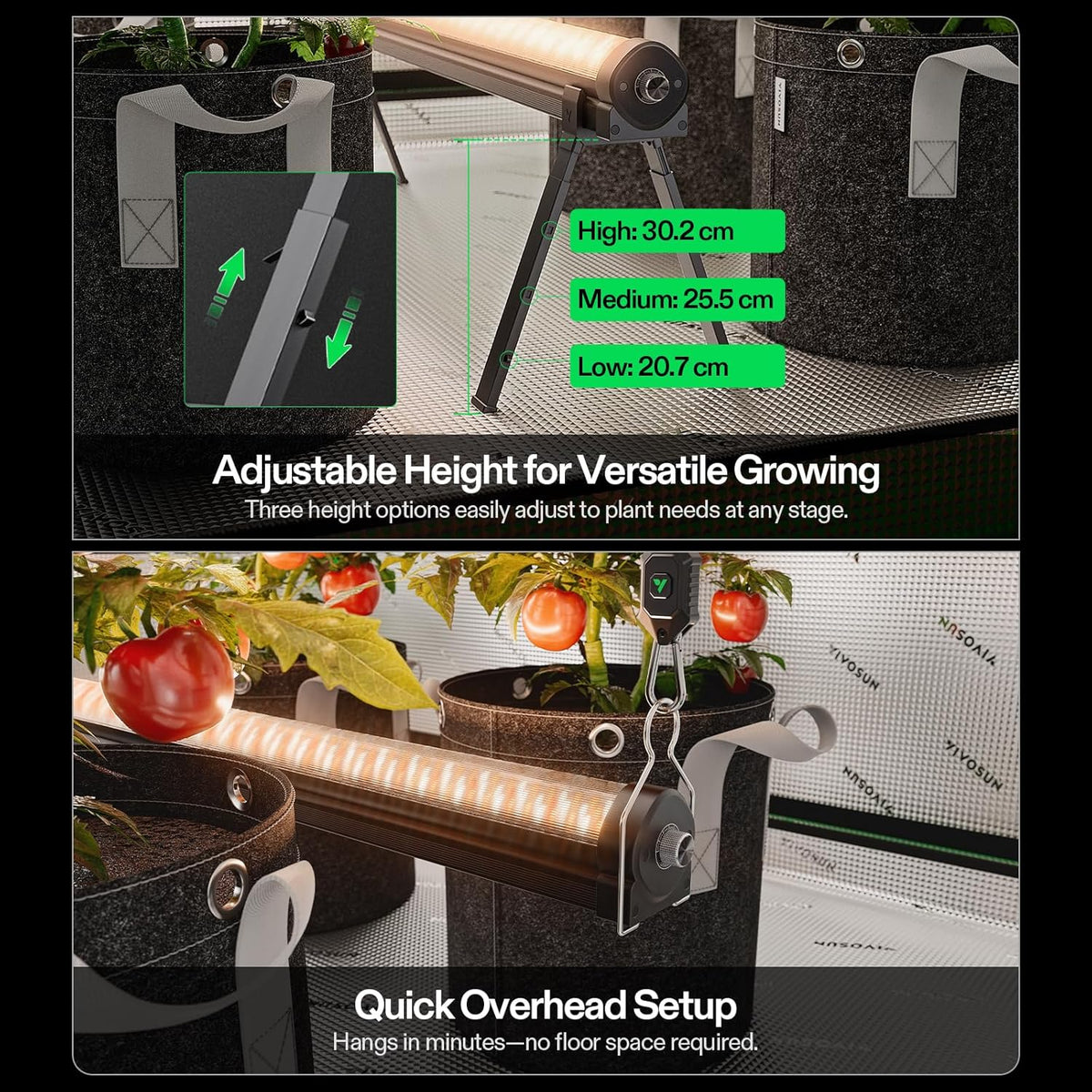 VIVOSUN LumaRay Under Canopy Grow Lights, Pack Options