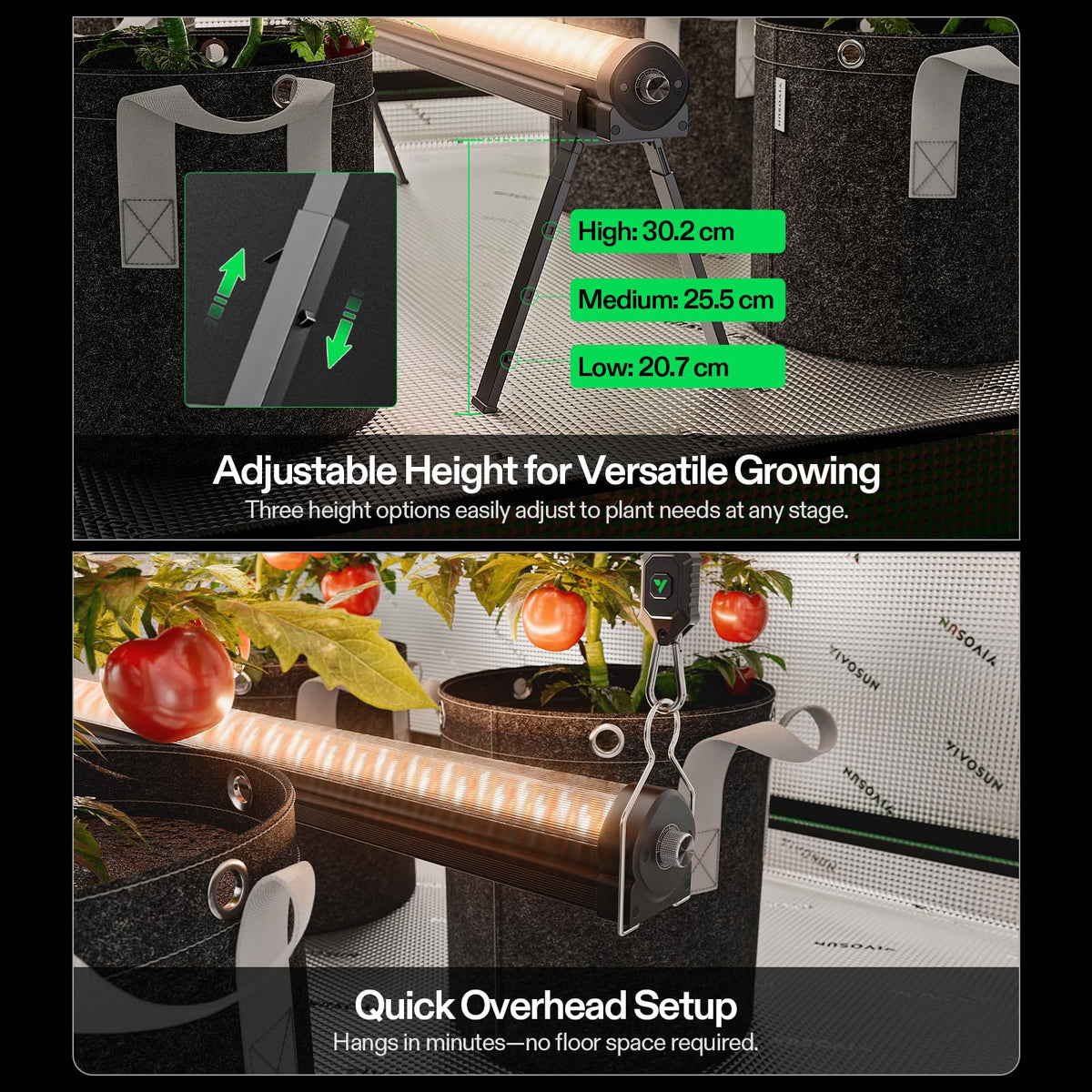 VIVOSUN LumaRay Under Canopy Grow Lights, Pack Options