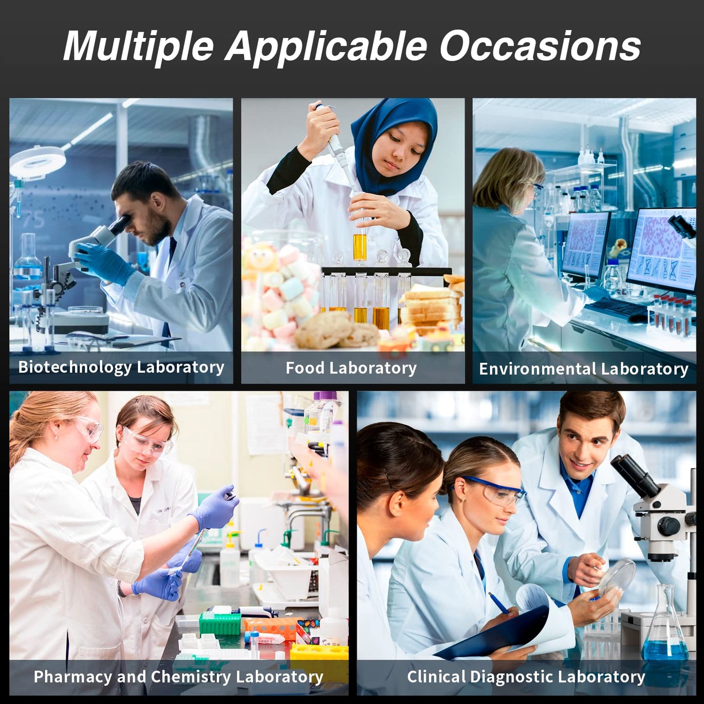 FOUR E'S SCIENTIFIC 10ml Pipette Tips Microchemical Disposable Liquid Pipettor Tips 10mL 100pcs Autoclavable Polypropylene (PP)