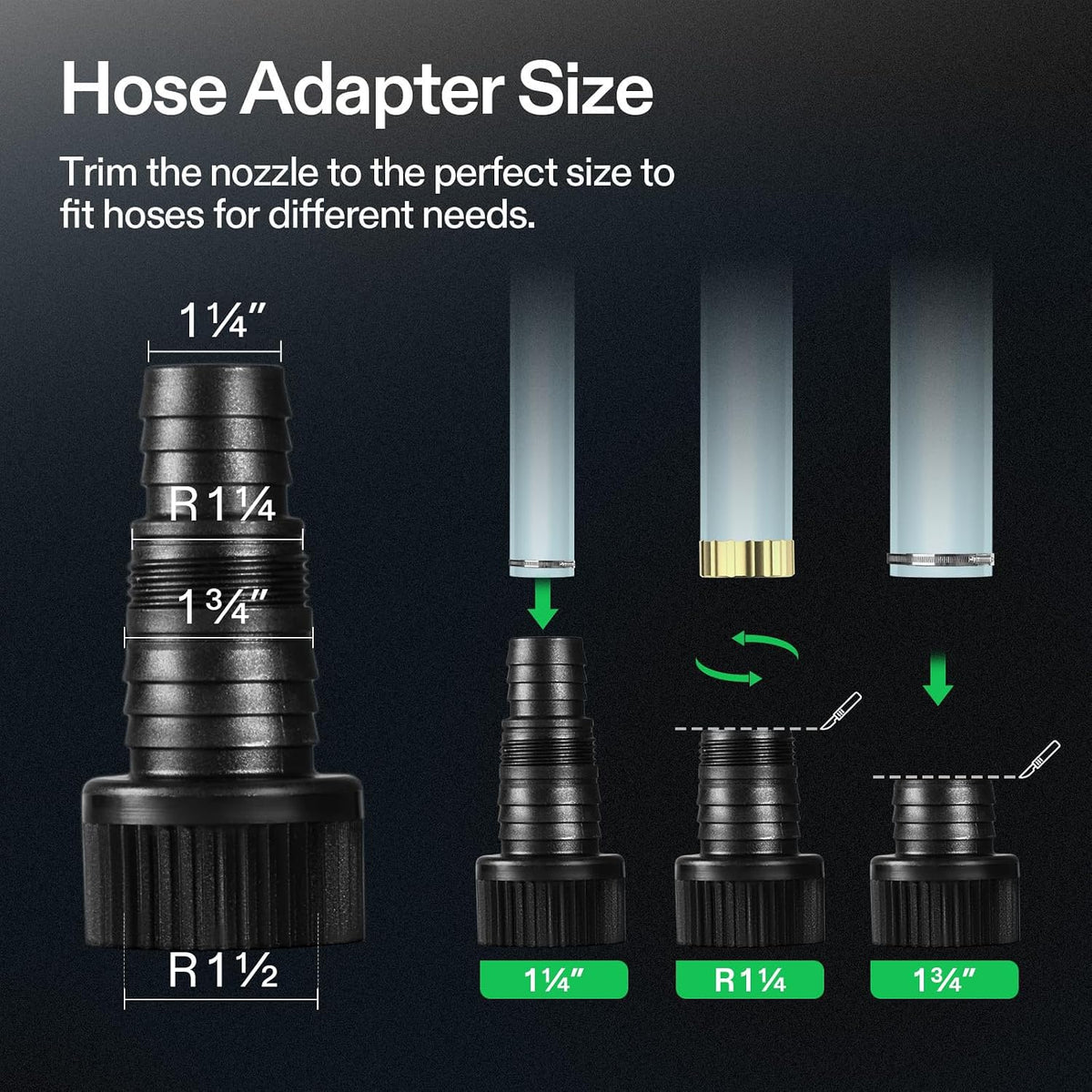 VIVOSUN Submersible Water Pumps, Multiple Flow Options