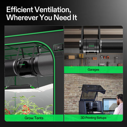 VIVOSUN Air Filtration Kits, Basic and Pro Options