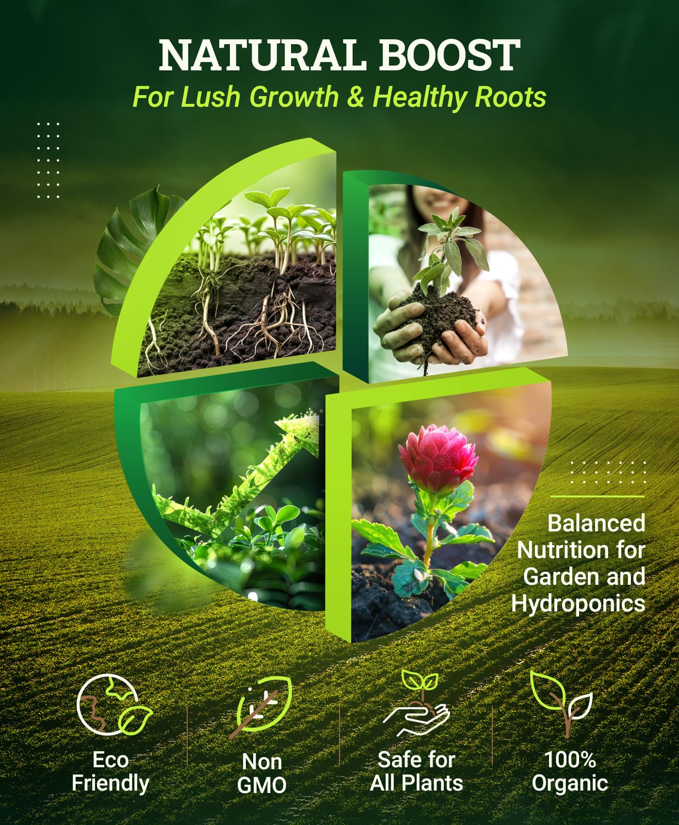 FoxFarm BushDoctor Sledgehammer - Rinse Formula with Yucca Saponin, Clears Fertilizer Buildup, Enhances Root Moisture Absorption - Perfect for Hydroponic and Soil Application (Quart)