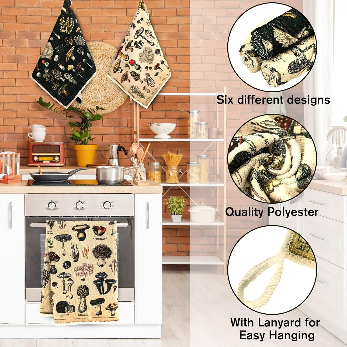 Mushrooms | Kitchen Towel Set
