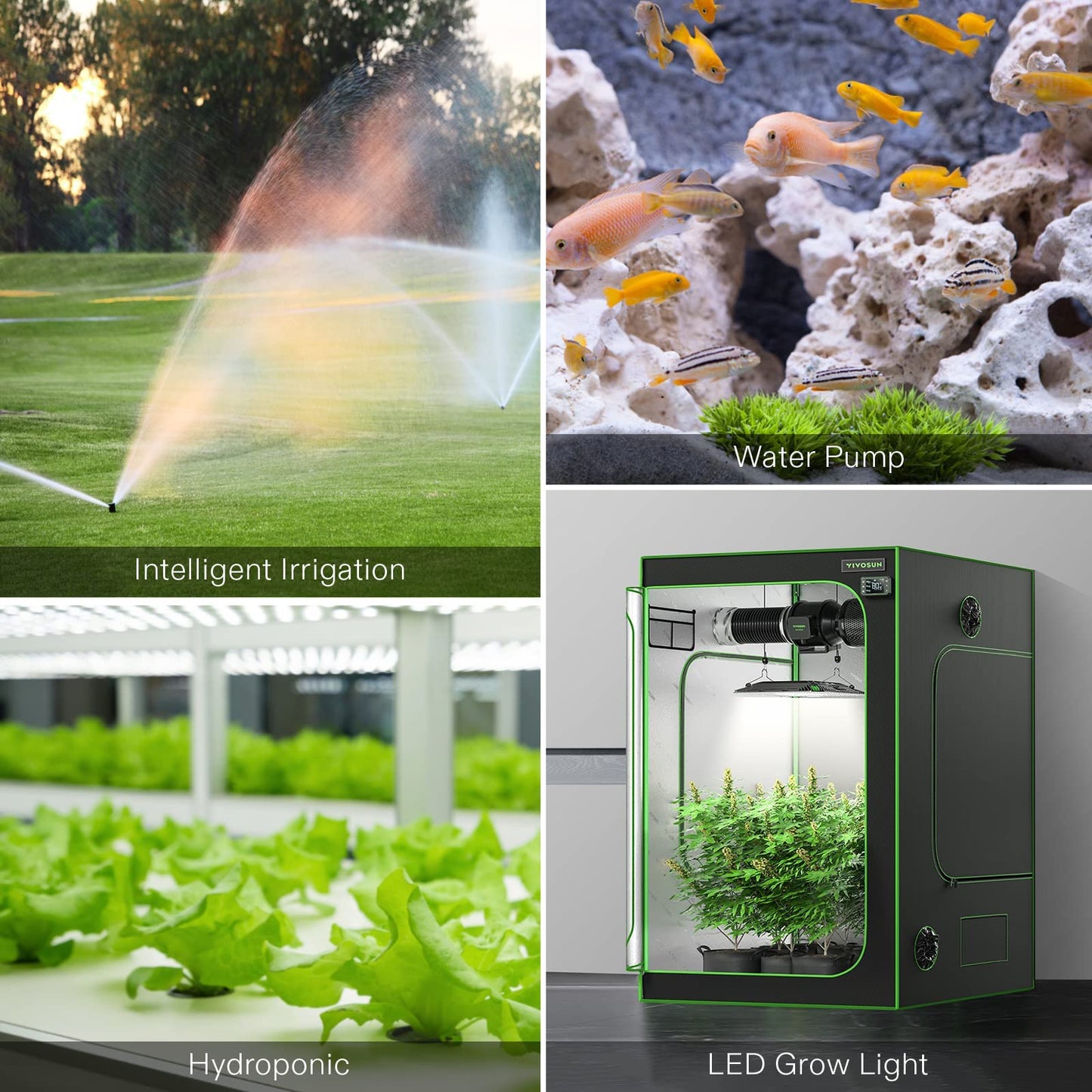 VIVOSUN Digital Timer Outlet 7 Day Programmable Digital Outlet Timer with 2 Independent Outlets 3 Prong, 20 on/Off Programs Groups, Countdown Setting, Indoor for Light Lamp, Fan（1Pack）