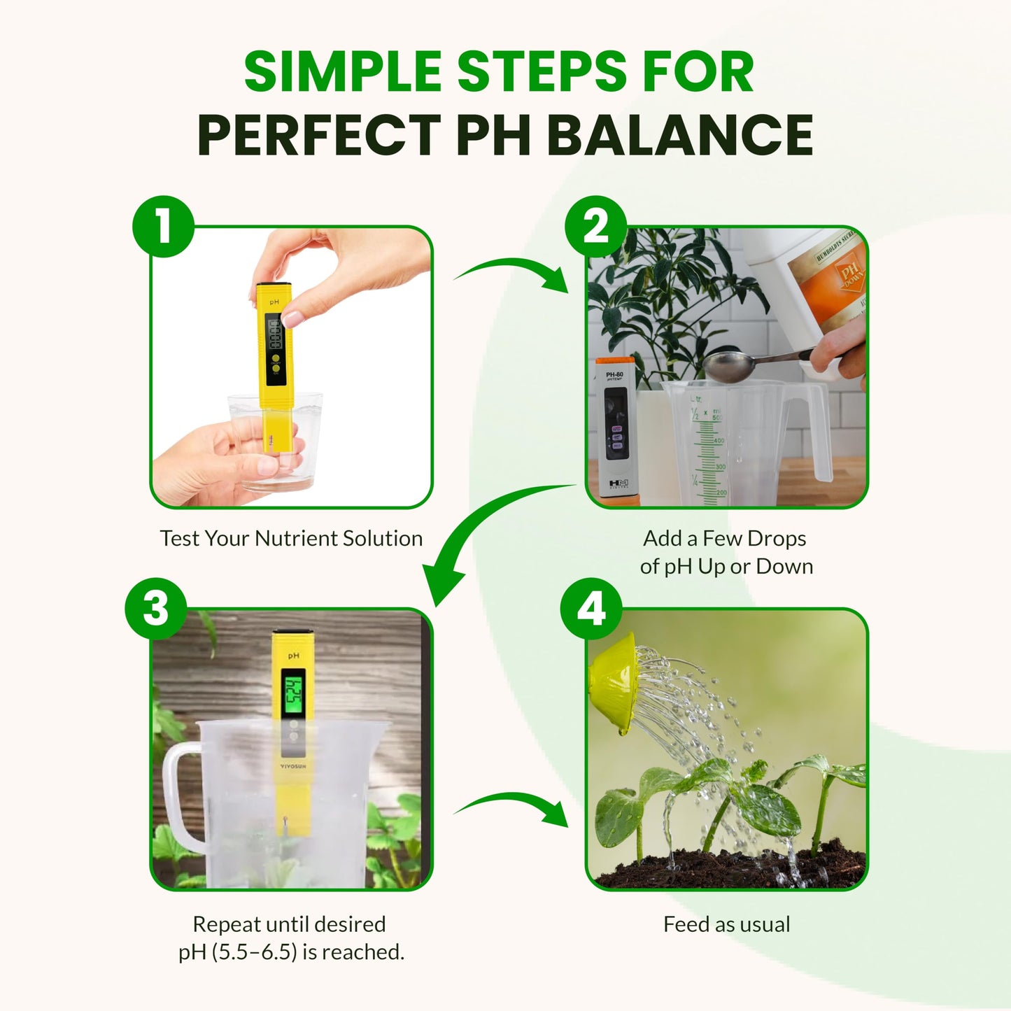 Humboldts Secret pH Up and pH Down Control Kit | Liquid Nutrient Solution Balancer for Plants | for Soil, Hydroponic, Coco, and DWC Systems | Supports Nutrient Absorption and Growth | 32 Ounce