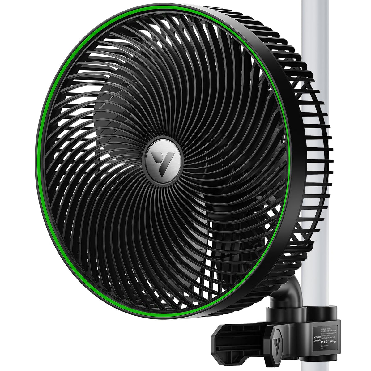 VIVOSUN AeroWave Oscillating Clip Fans, Size and Pack Options