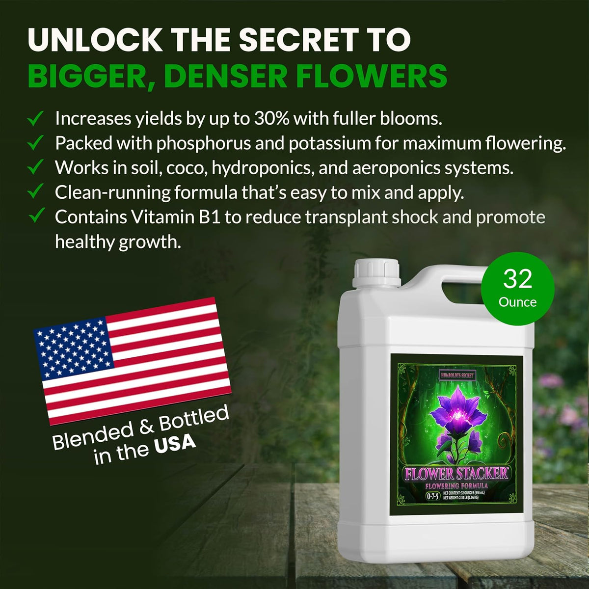 Humboldts Secret Flower Stacker Bloom Booster