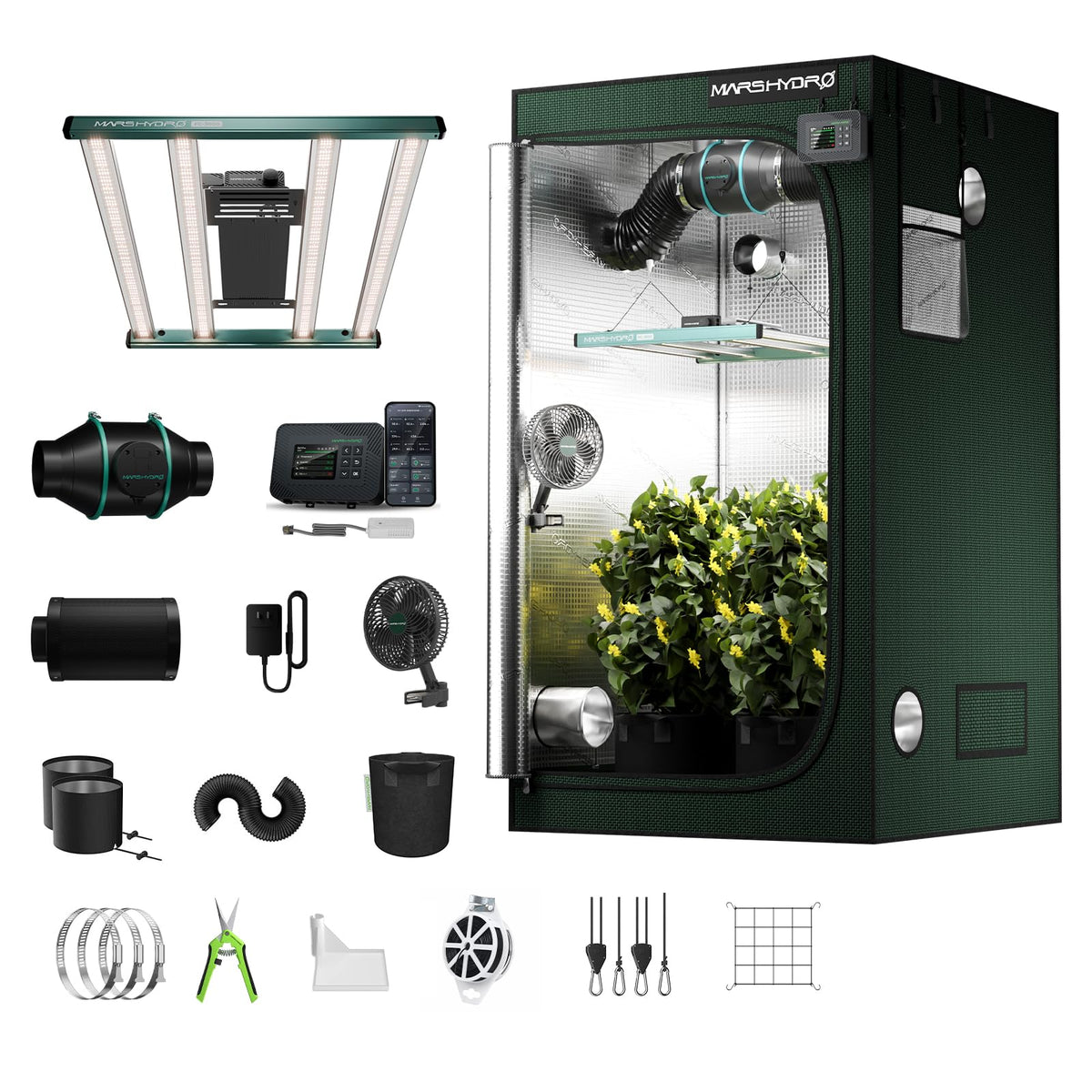 MARS HYDRO Smart Grow Tent Kits, Multiple Sizes
