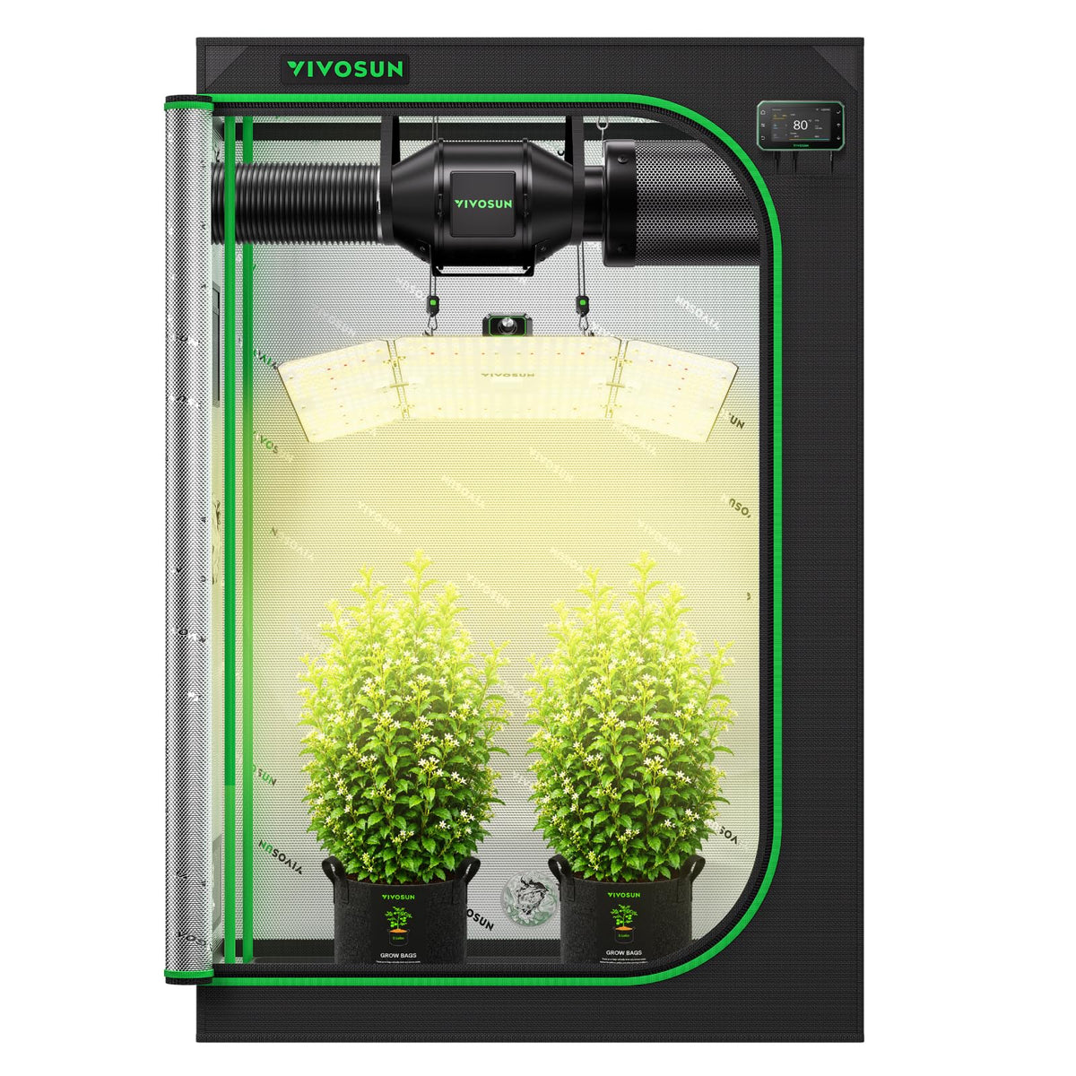 VIVOSUN Smart Grow Tent Kits, Multiple Sizes