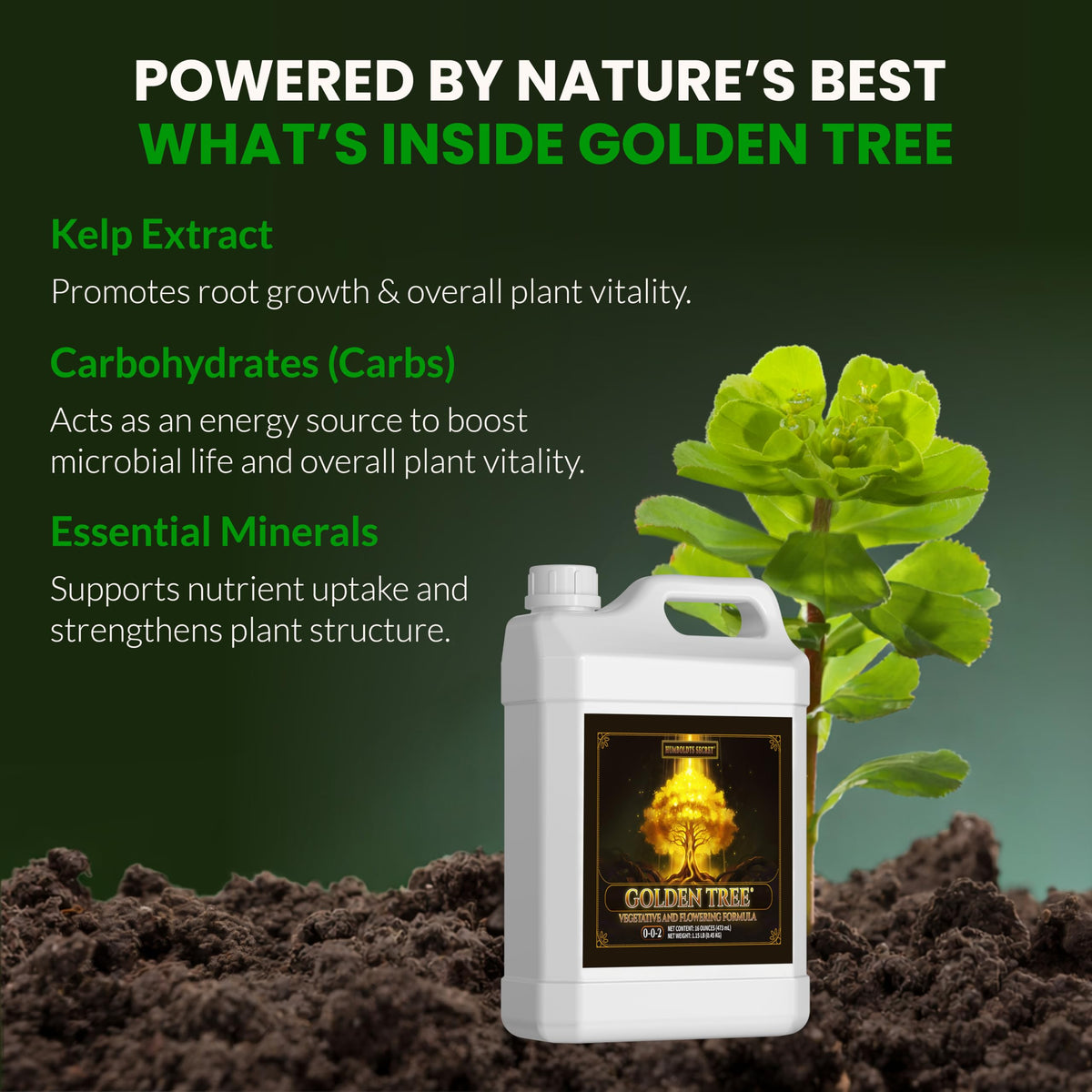 Humboldts Secret Golden Tree Plant Food