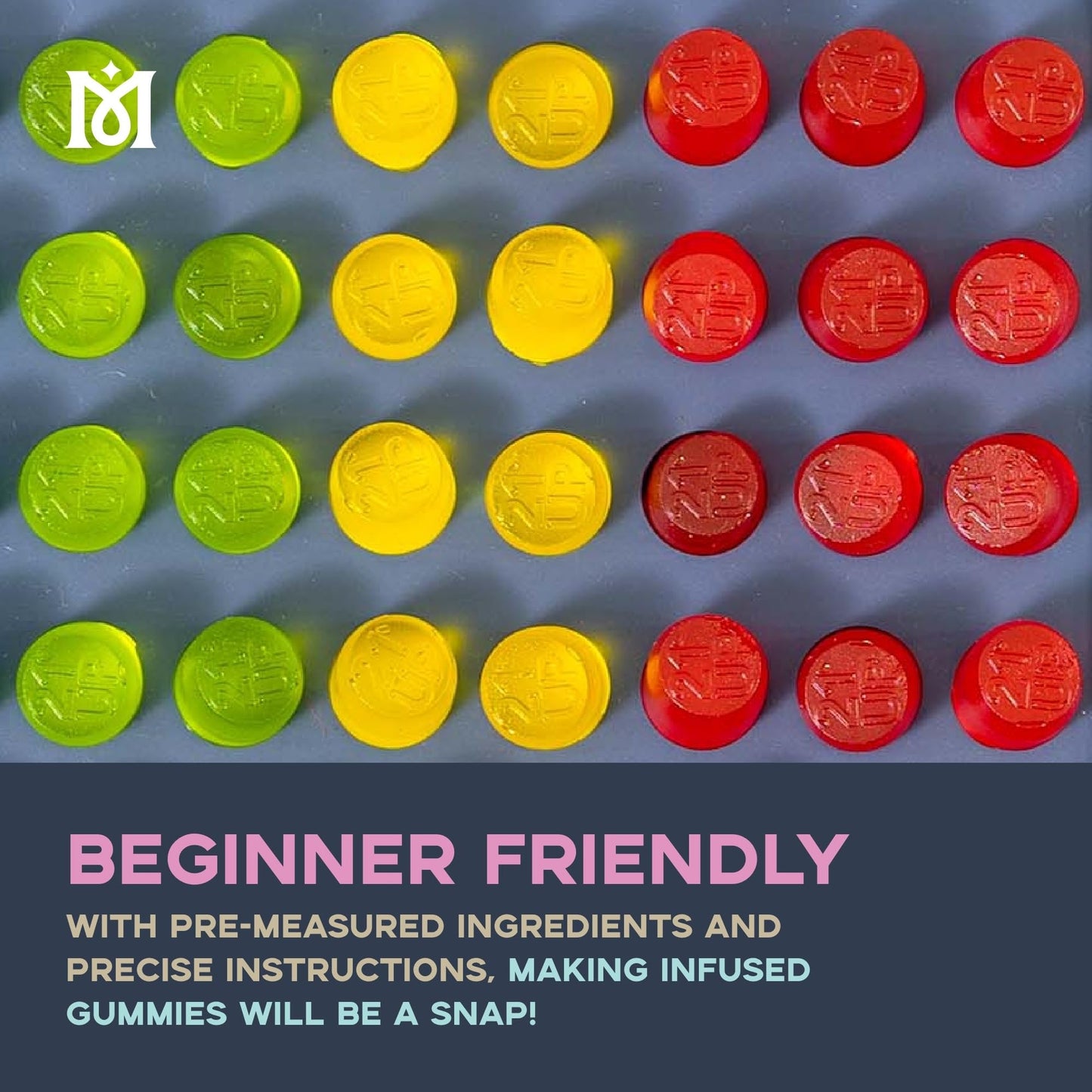 Magical Butter Normal Gummy Mix 4 Pack – Watermelon & Orange – Easy, Warm-Water Candy Mix for Homemade Gummies