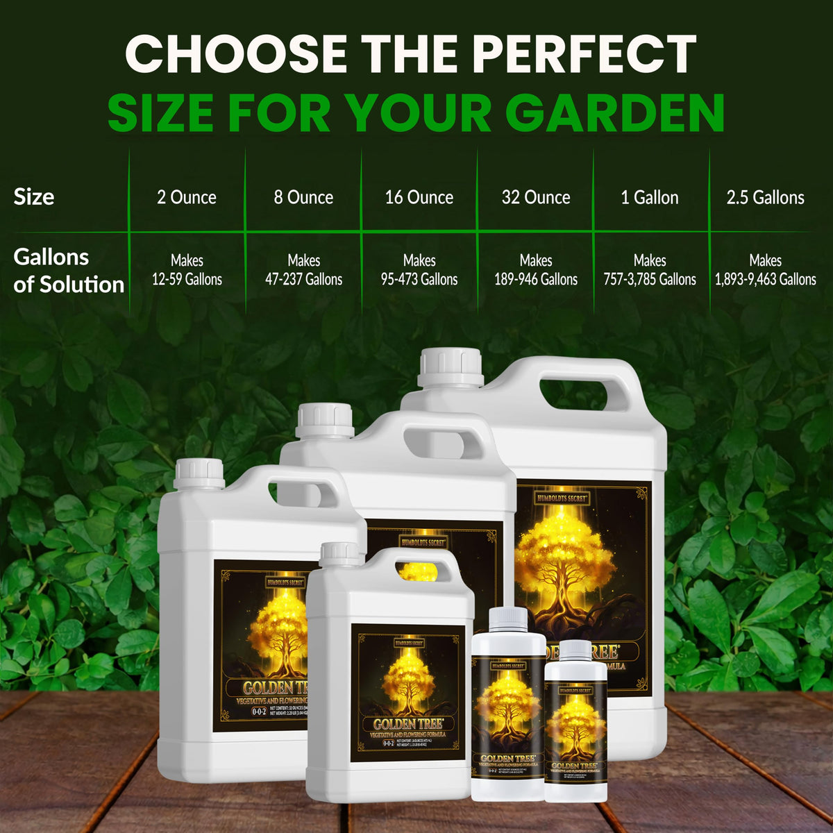 Humboldts Secret Golden Tree Plant Food