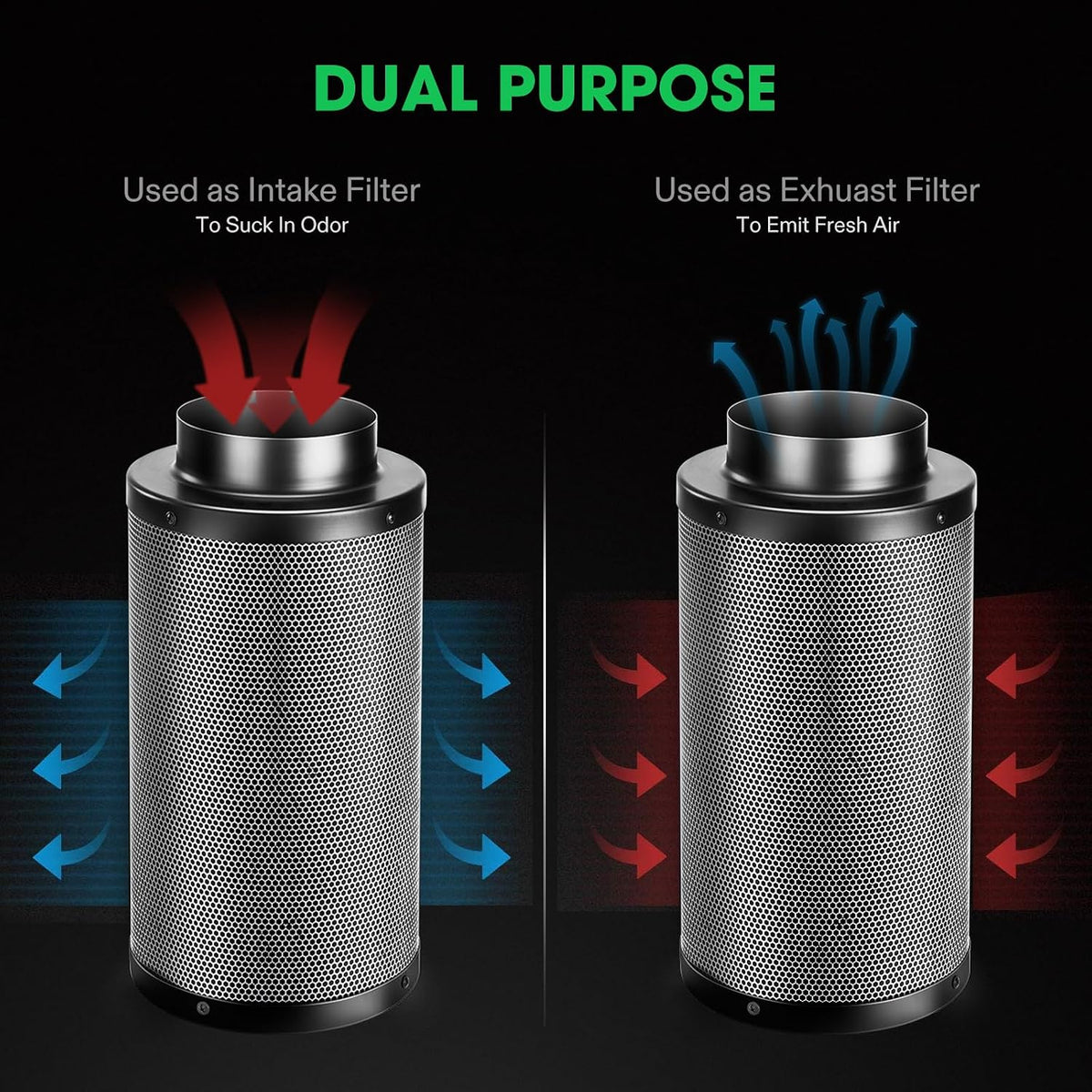 VIVOSUN Carbon Filters and Pre-Filters, Multiple Sizes
