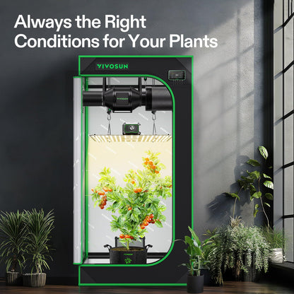 VIVOSUN Smart Grow Tent Kits, Multiple Sizes