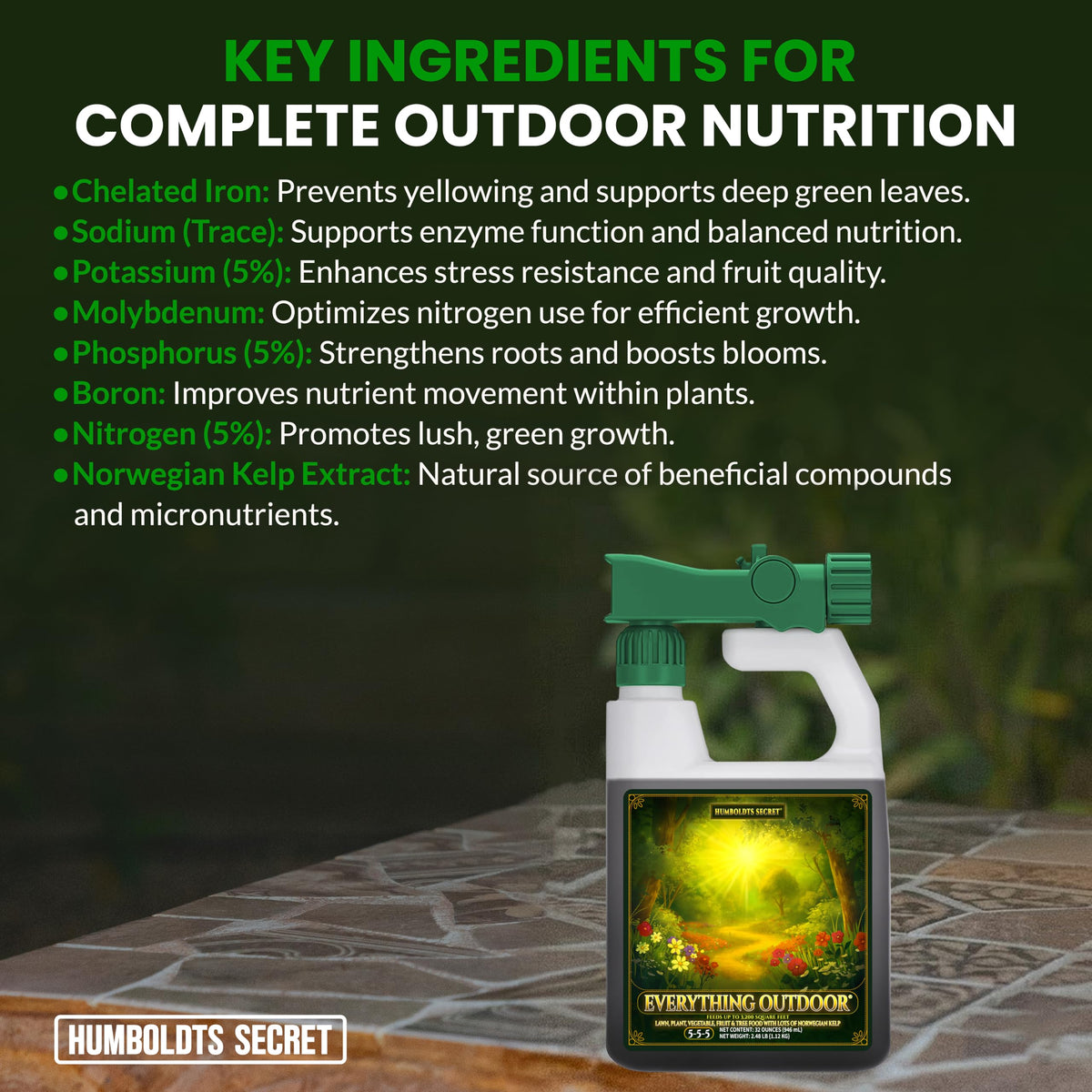 Humboldts Secret Everything Outdoor Plant Fertilizer