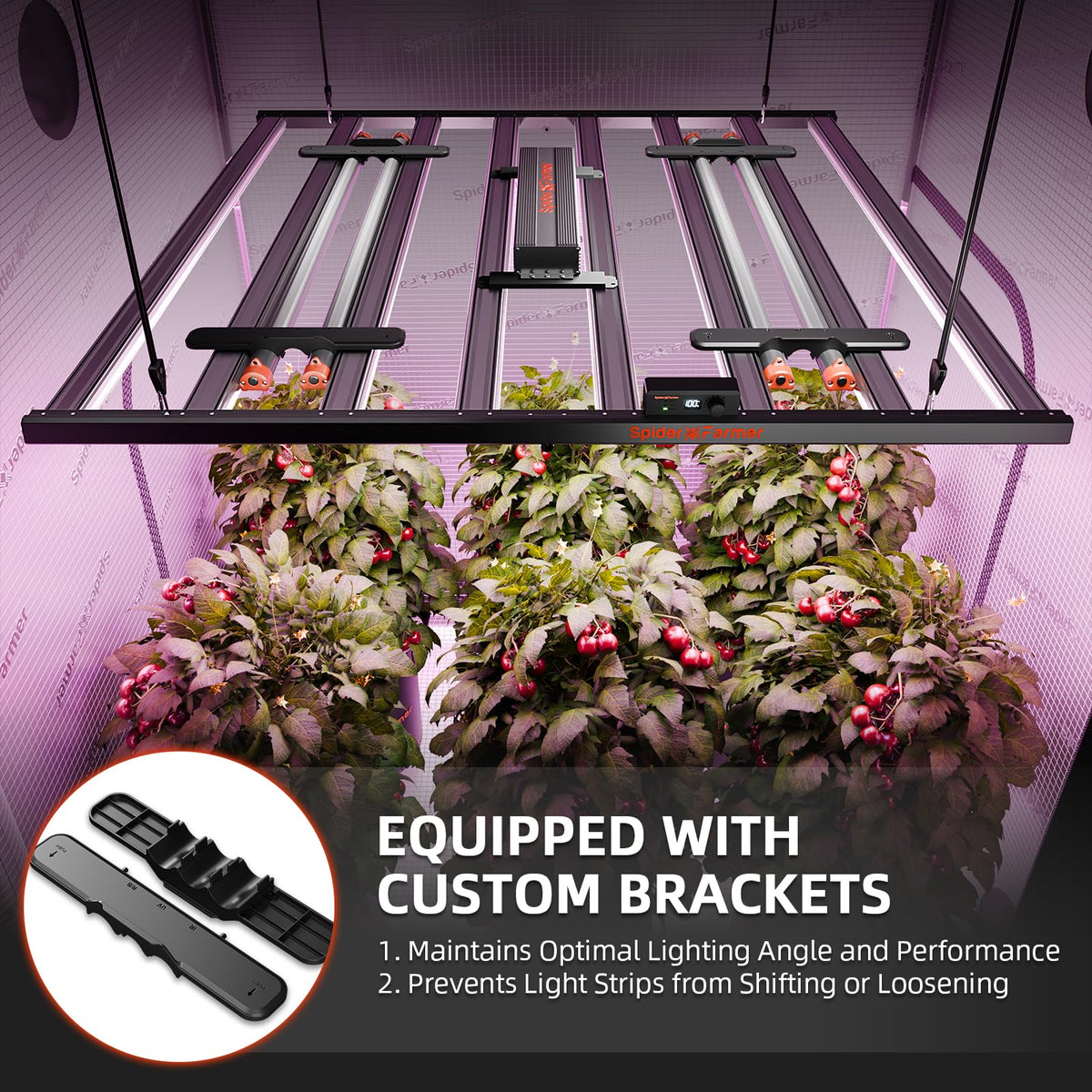 Spider Farmer SUPP-UV30 & IR16 LED Grow Light Bars Set 23.6" (4-Bar)