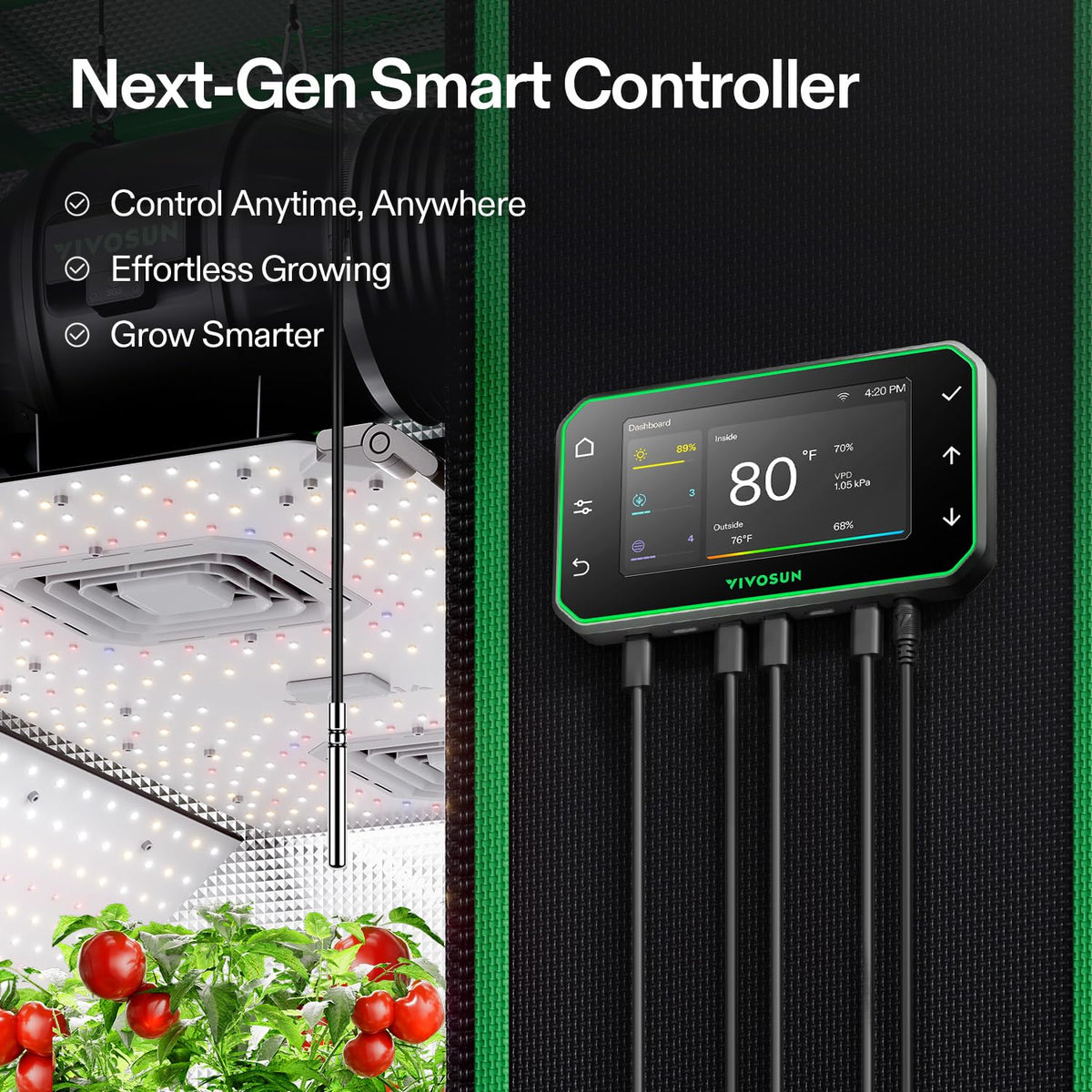 VIVOSUN Environment Controllers and Sensors