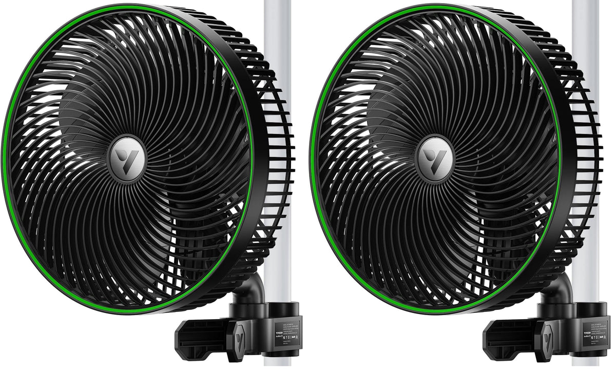 VIVOSUN AeroWave Oscillating Clip Fans, Size and Pack Options