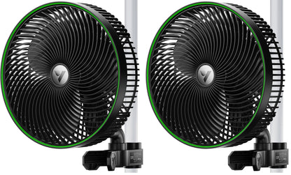 VIVOSUN AeroWave Oscillating Clip Fans, Size and Pack Options