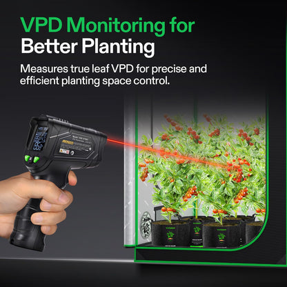 VIVOSUN VPD Thermometer, Handheld Environmental Monitor for Plants