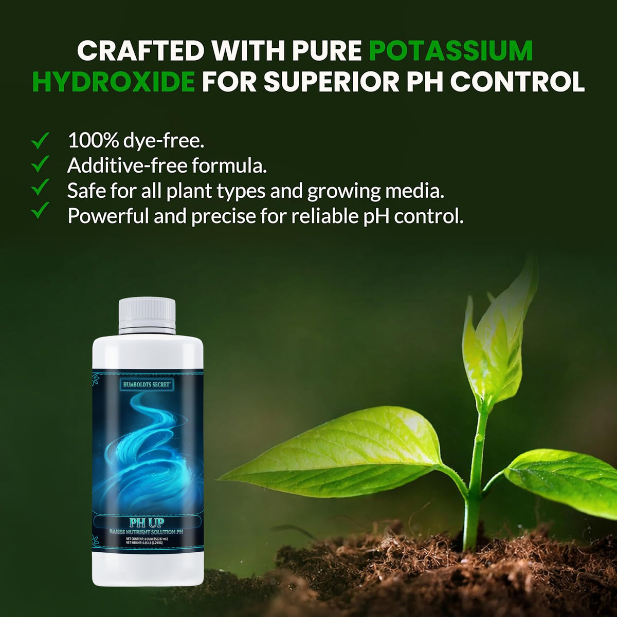 Humboldts Secret pH Up Liquid Adjuster