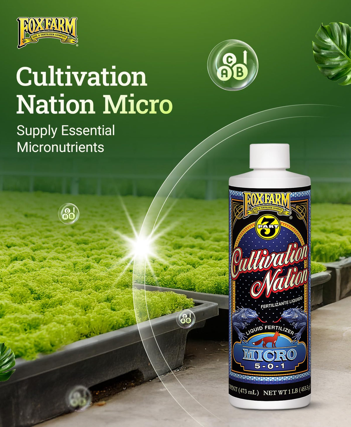 FoxFarm Cultivation Nation Micro Liquid Plant Food