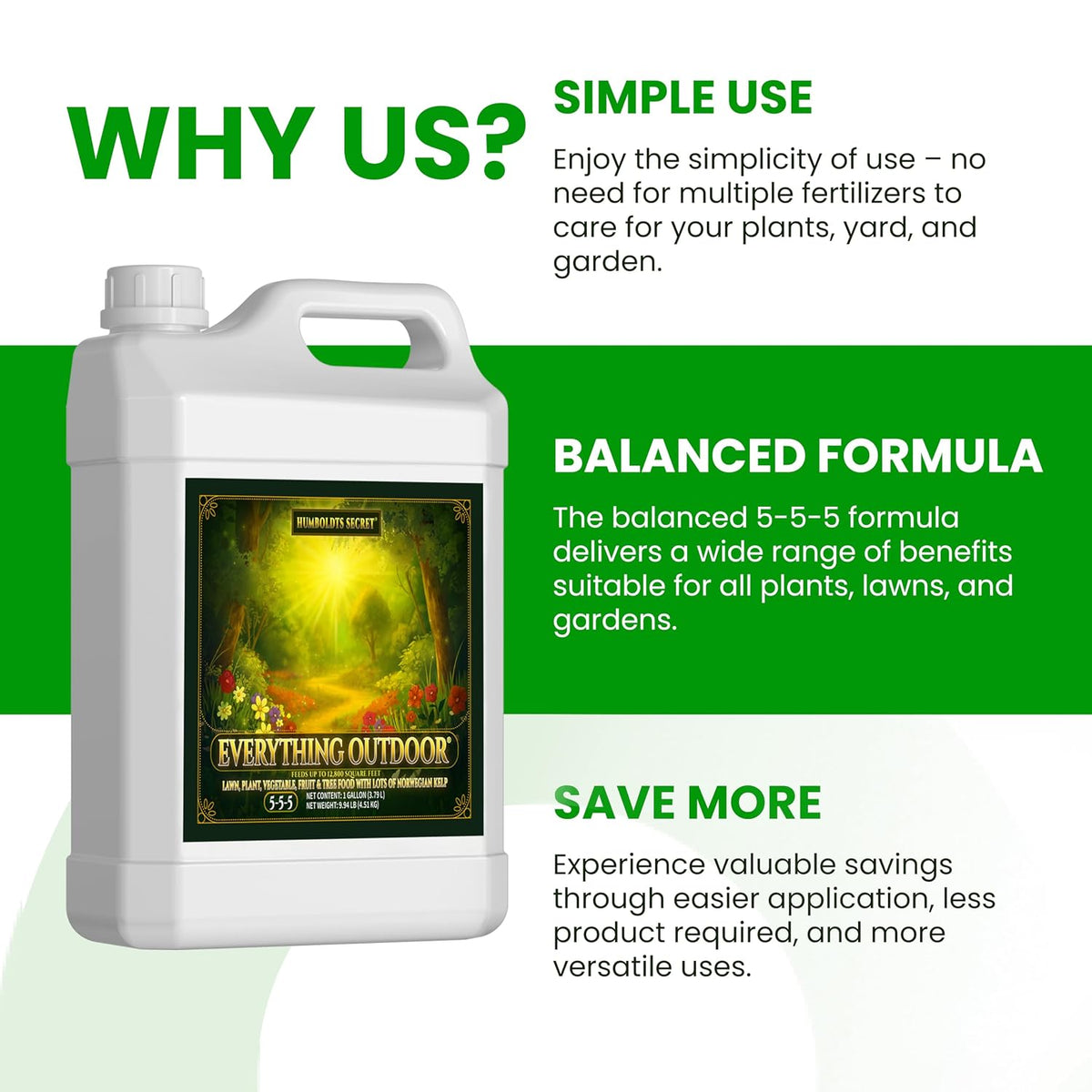 Humboldts Secret Everything Outdoor Plant Fertilizer