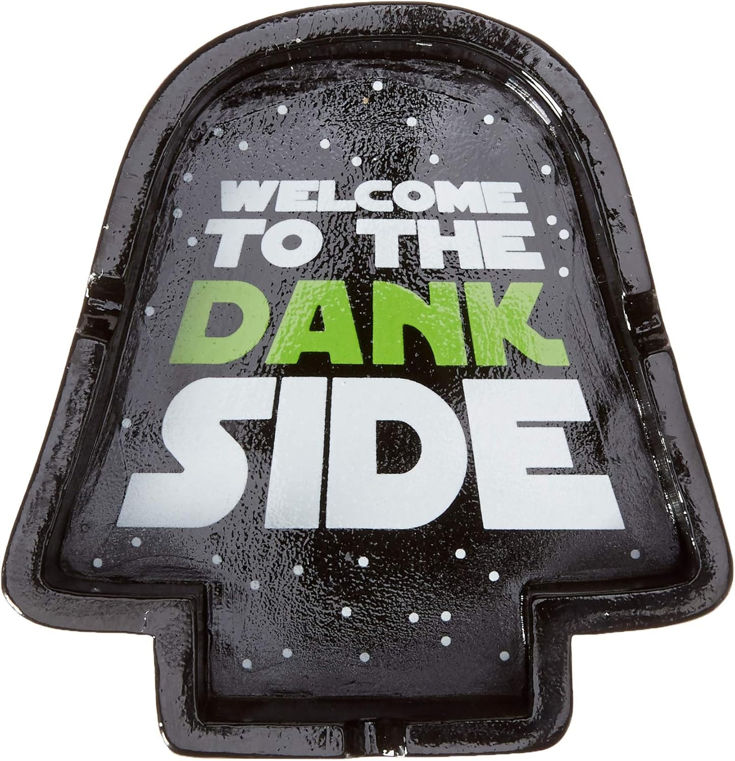 Dank Side Ashtray, 4 1/2 x 4 inches, Multicolor