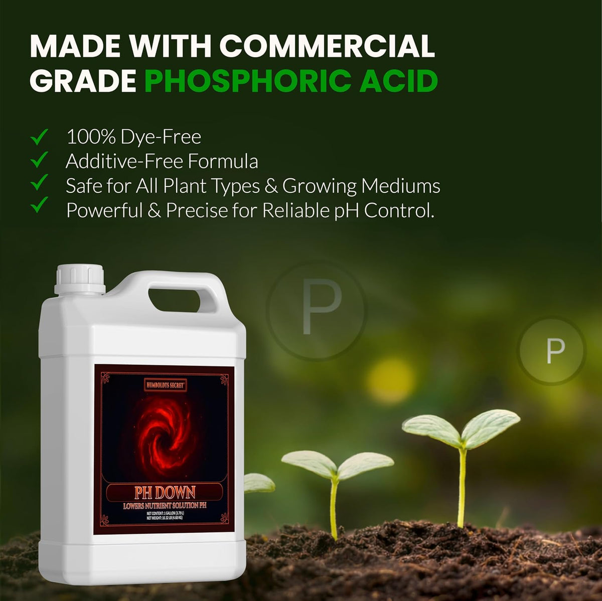 Humboldts Secret pH Down Liquid Adjuster